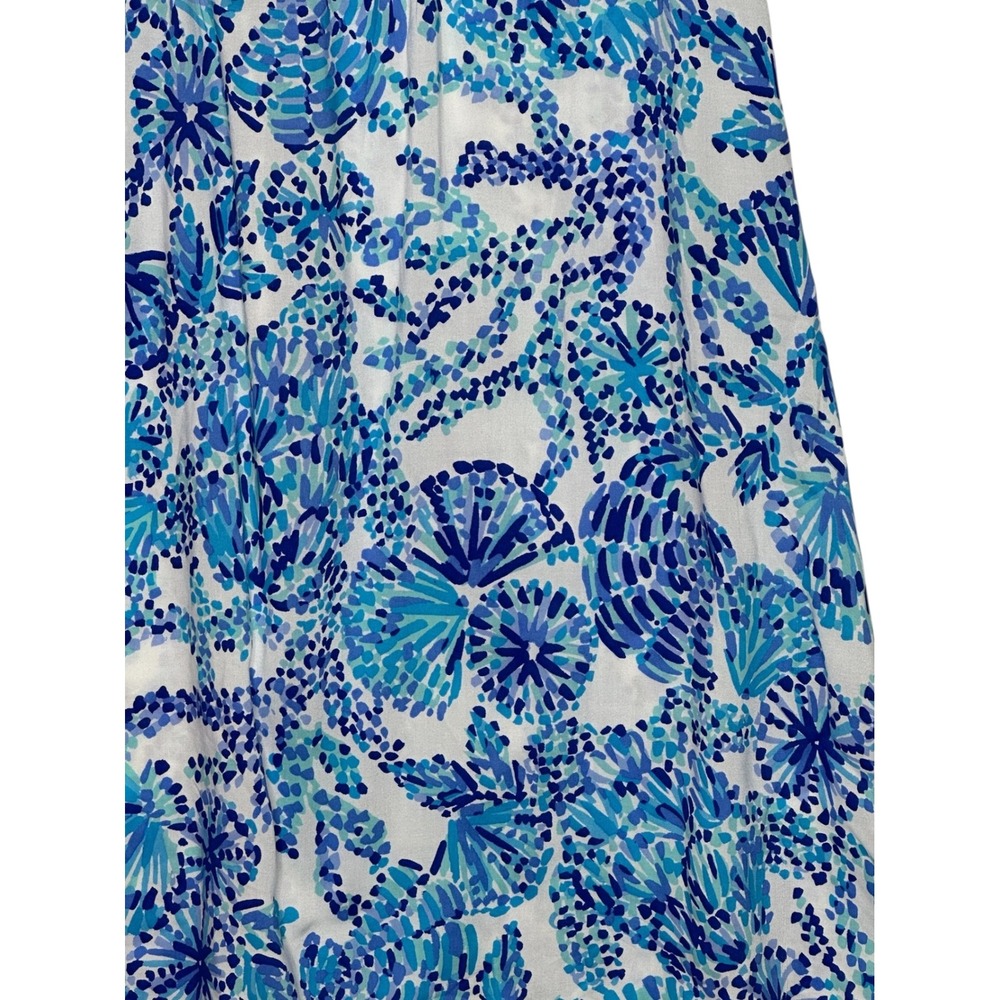 Lilly‎ Pulitzer Joan Tunic Dress Medium Shell Me you Love Me Print Floral Resort - Picture 3 of 12